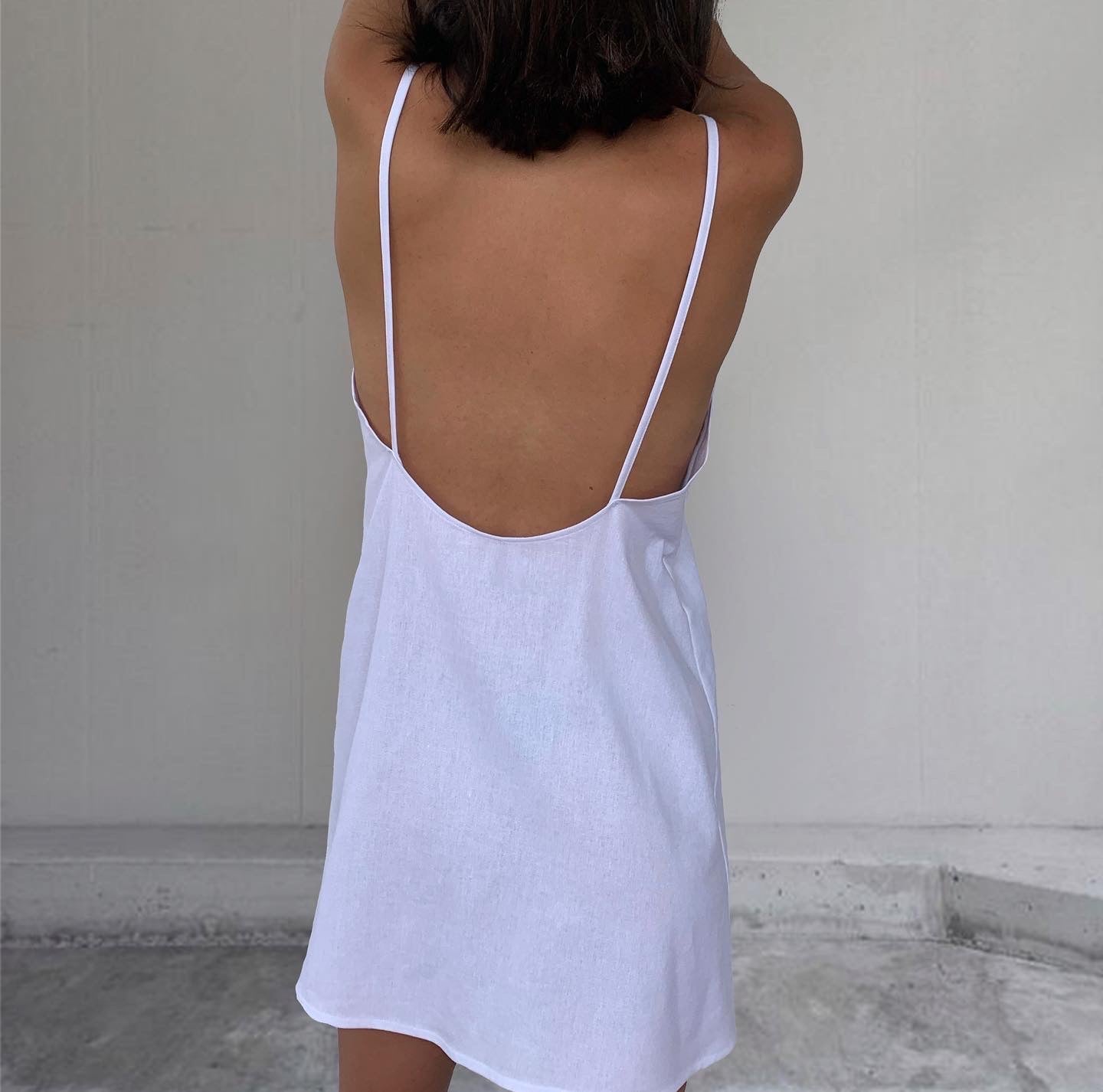 Linen Slip DressANTISOCIAL