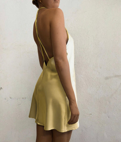 Nomad Halter Dress - LemonANTISOCIAL