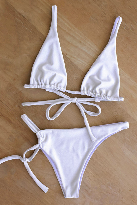 West Coast Bikini Set - WhiteANTISOCIAL